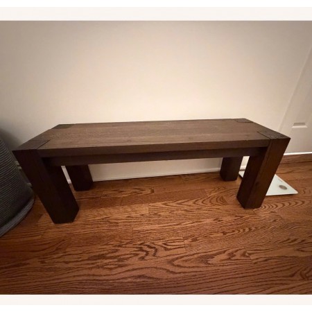 ChunKy Walnut : Ghế Băng Dài Gổ Sồi - W90cm